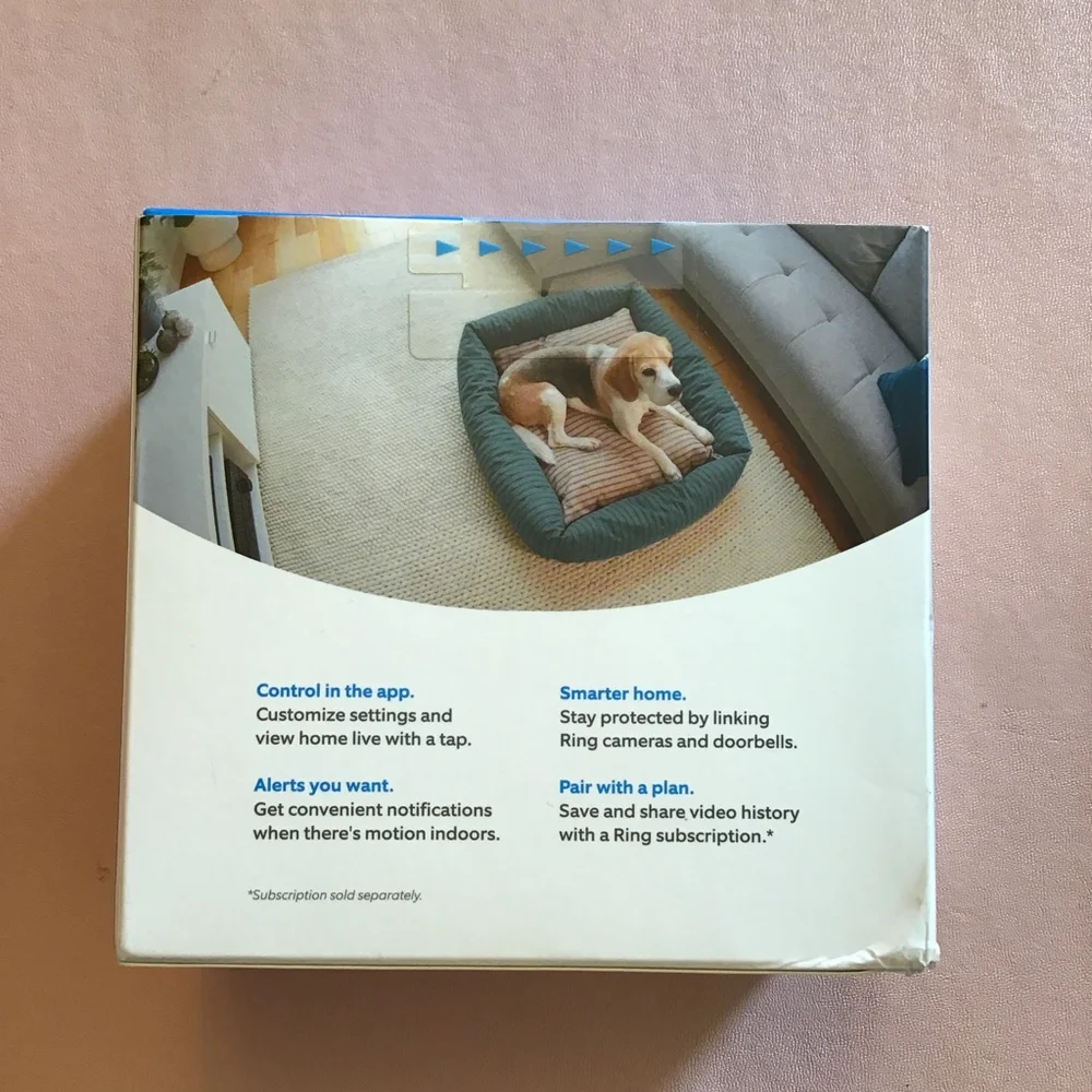 NEW Ring Indoor Cam (2nd Gen) Plug-In White SEALED